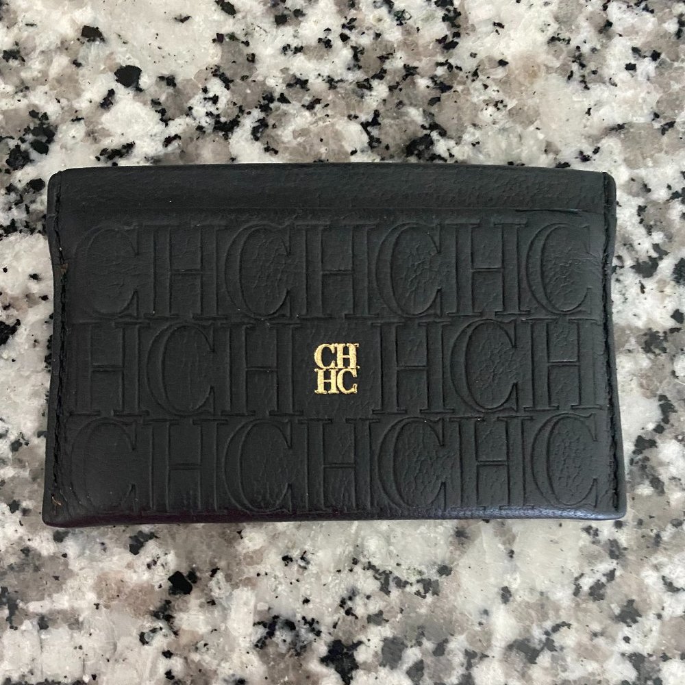 Carolina Herrera Black Card Holder